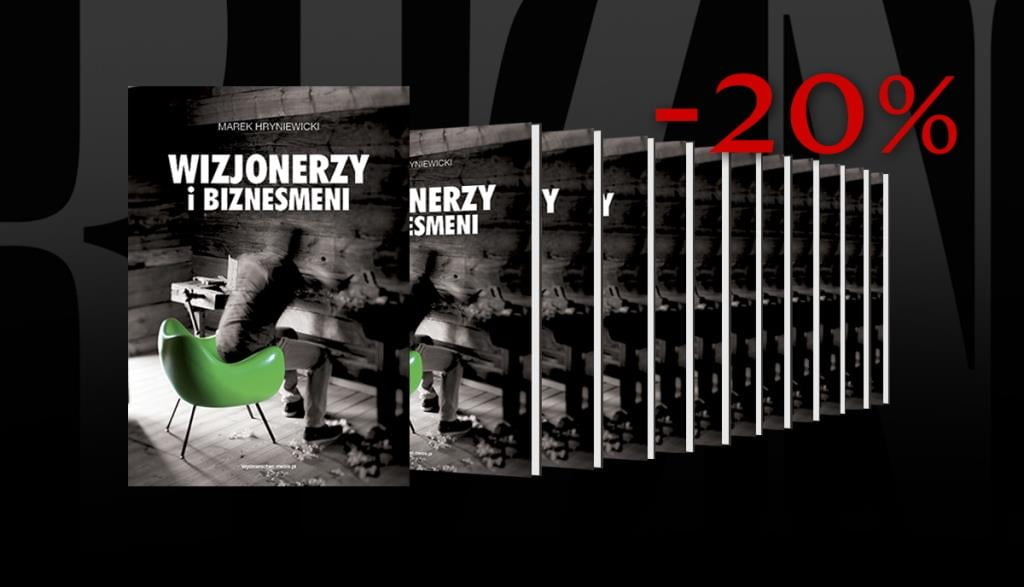 Wizjonerzy i biznesmeni cz. 1, autor Marek Hryniewicki, promocja z okazji Światowego Dnia Książki.