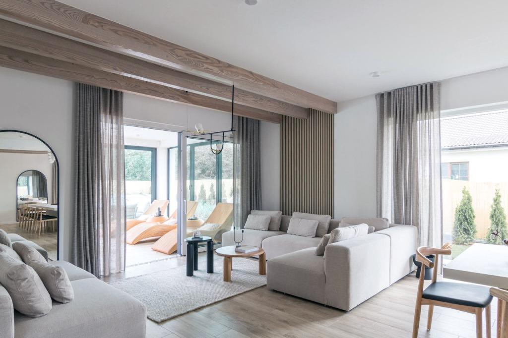 Styl japandi we wnętrzach domu.