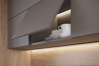 GTV - odbojnik SALTO NOVA wpuszczany antracyt