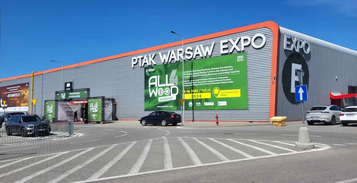 Targi ALL4WOOD 2024 - pierwsza edycja zorganizowana w Polsce.