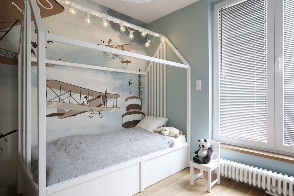 Na zdjęciu pokój dziecięcy, proj. MIKOŁAJSKAstudio.