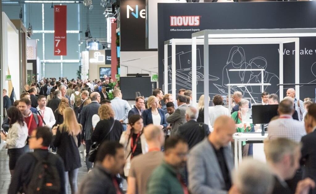 Oczekiwania przed targami ORGATEC 2024 rosną. Na zdjęciu ORGATEC 2022.