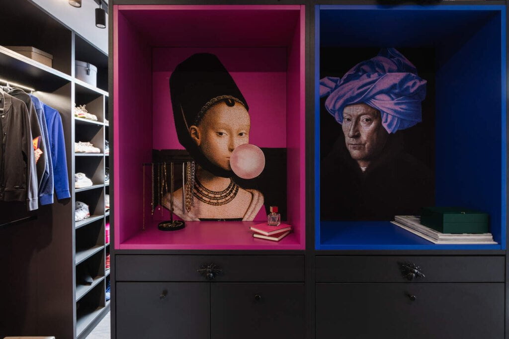 Garderoba, którą zaprojektowała Karolina Janczy.