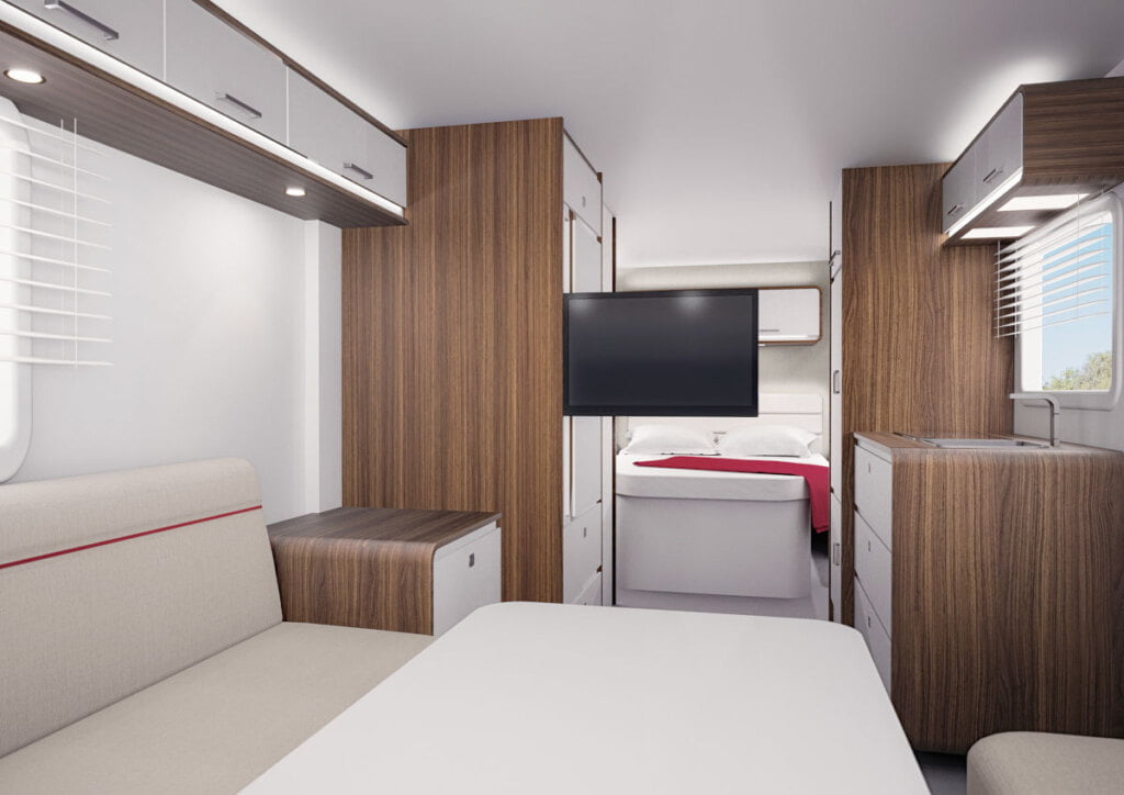 Hafele - kamper wnętrze