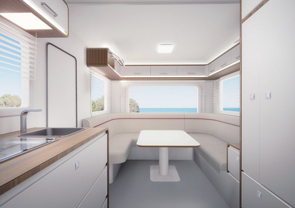 Hafele - kamper wnętrze, kuchnia