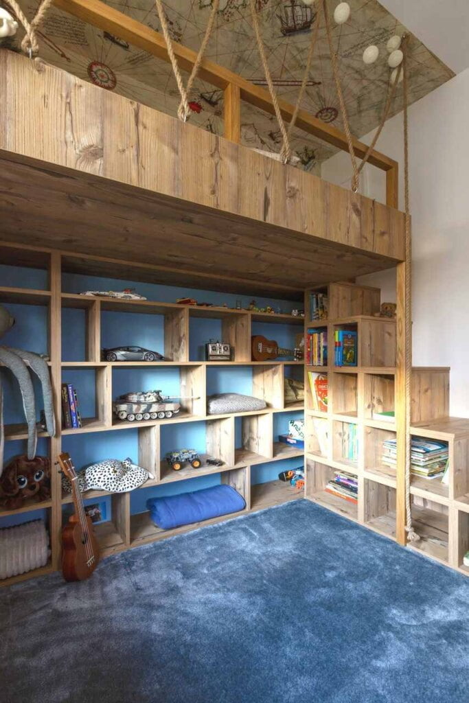 Pokój dziecięcy w apartamencie w stylu skandynawskim, proj. Grupa Malaga.