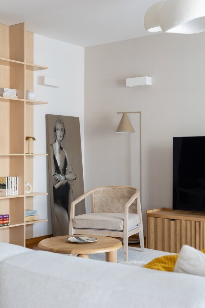 Wnętrze w stylu boho.