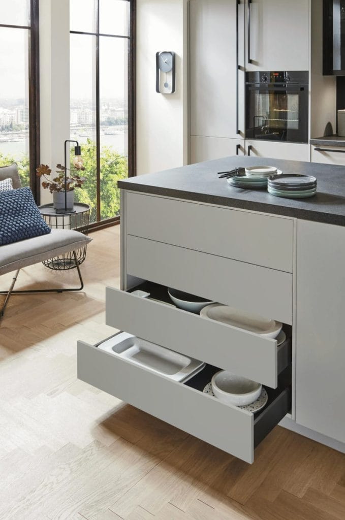 AMIX - szuflady Elite Box  białe