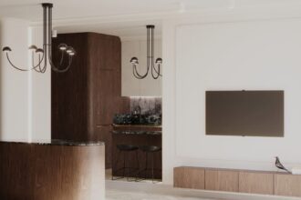 Apartament w Warszawie na Domaniewskiej, projekt arch. Marta Iglewska i arch. Radosław Wójcik, pracownia Interiorsy.