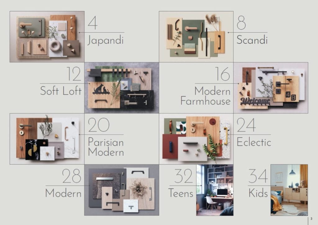 Gamet - TrendBook 2025/2026 - stylowe moodboard'y