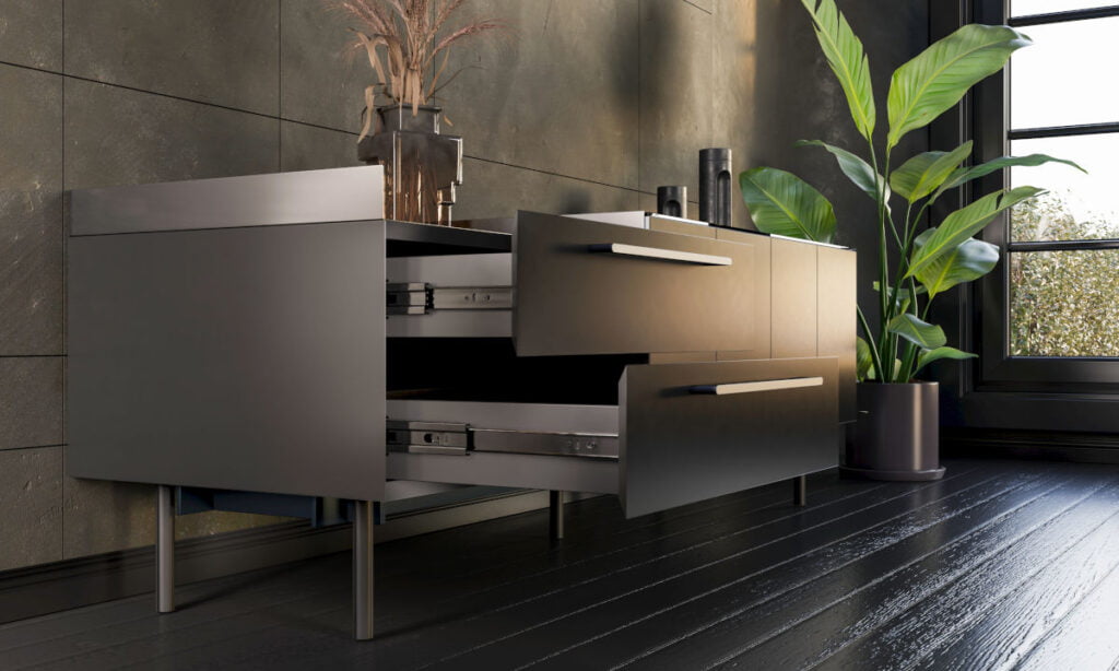 GYV - prowadnica kulkowa VERSALITE PLUS+ i uchwyty NYXA