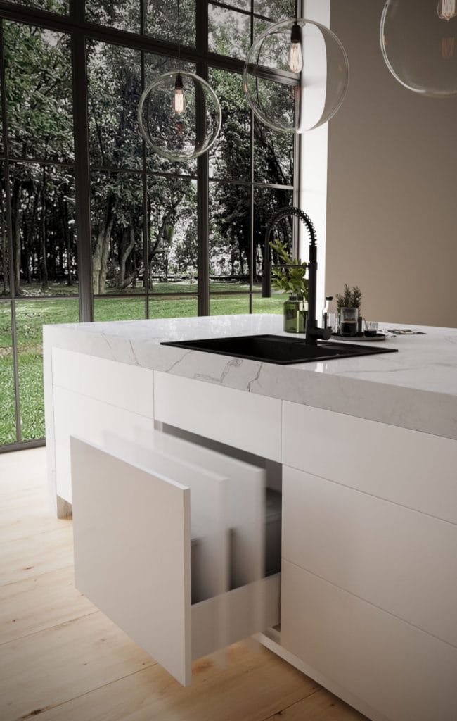 Sevroll Drive w szufladach w kuchni