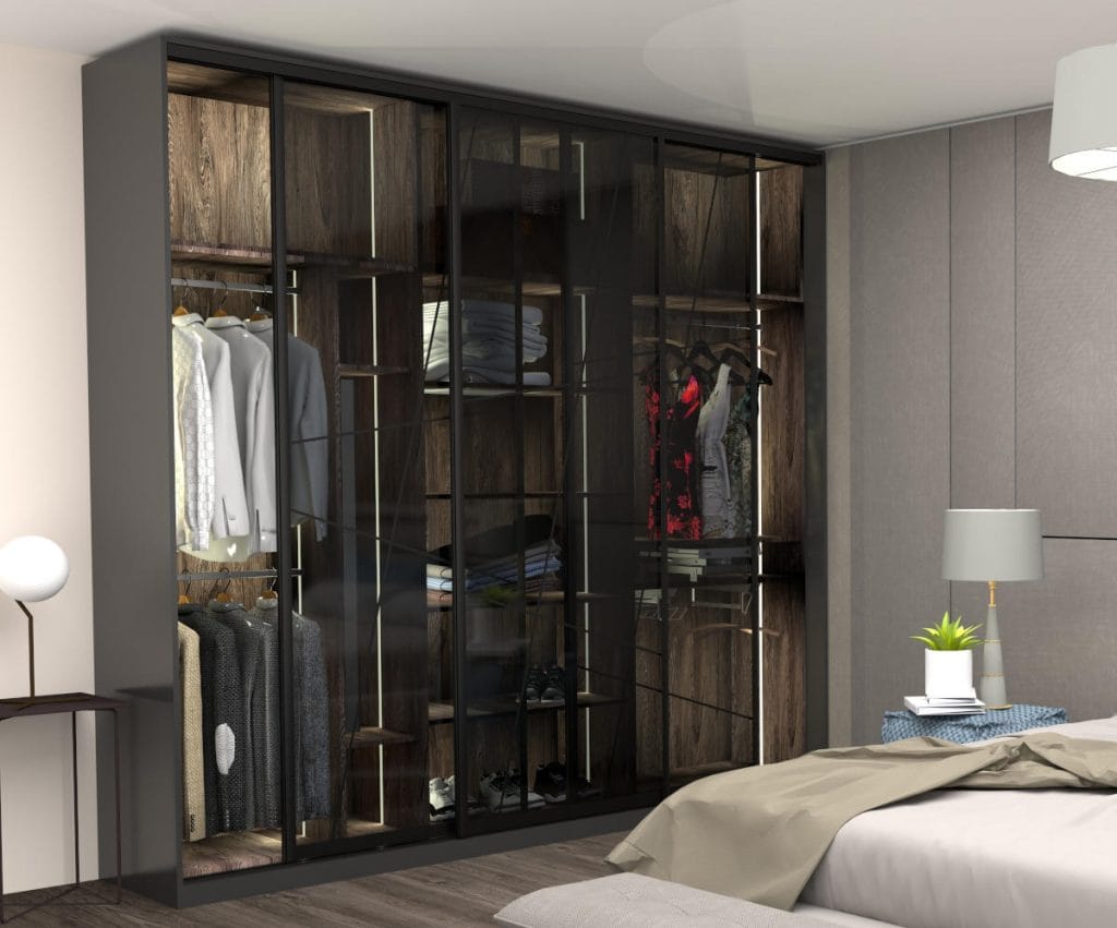 Sevroll - szafa z systemem Gemini 18 Frame