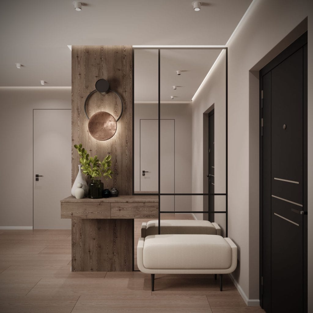 Sevroll - sejf Royal w szafce w przedpokoju