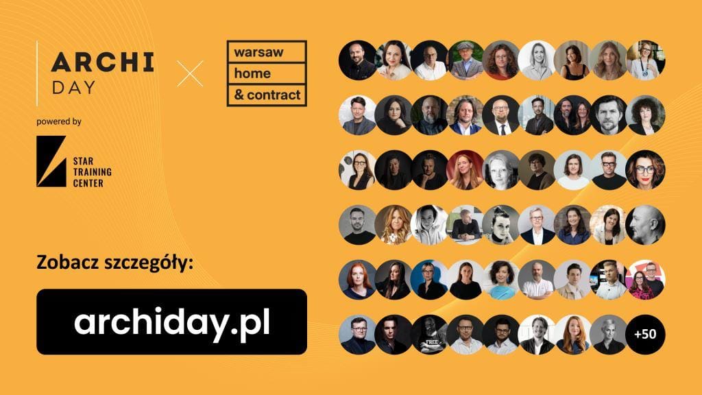 archiDAY 2024 - w dniach 23-26 października to wydarzenie dla architektów i projektantów.