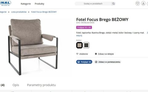 Panel administracyjny platformy ARLITY dla Signal Meble – dane o wizualizacjach 3D i aktywności użytkowników