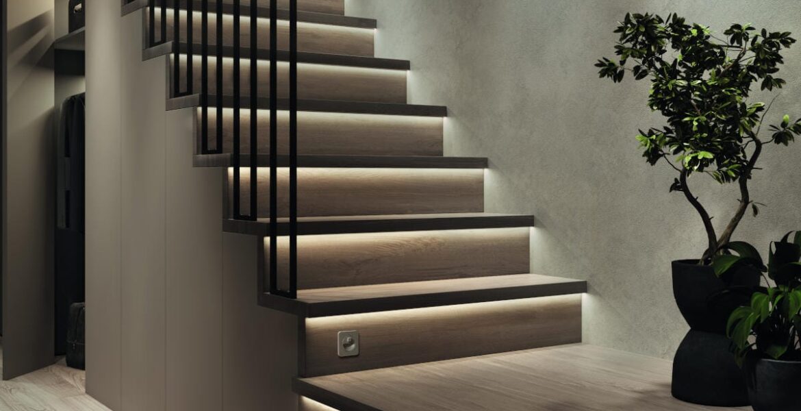 Hafele - oświetlanie schodów Loox5