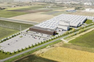 Wizualizacja nowej fabryki - inwestycji Grupy Homag w Środzie Wielkopolskiej