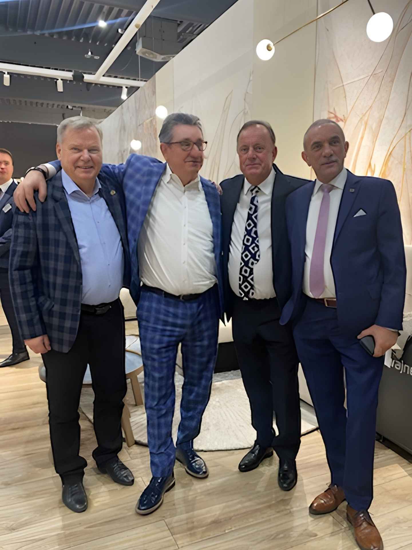 Od lewej: Józef Szyszka, Wiesław Wajnert, Leszek Wójcik, Jan Szynaka.
