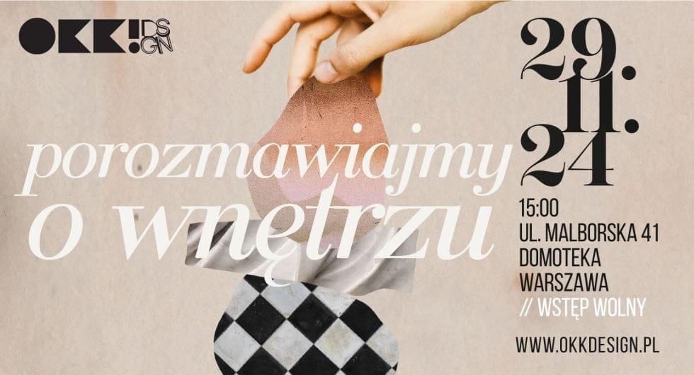 Porozmawiajmy o wnętrzu - weekend 29-30 listopada w Domotece.
