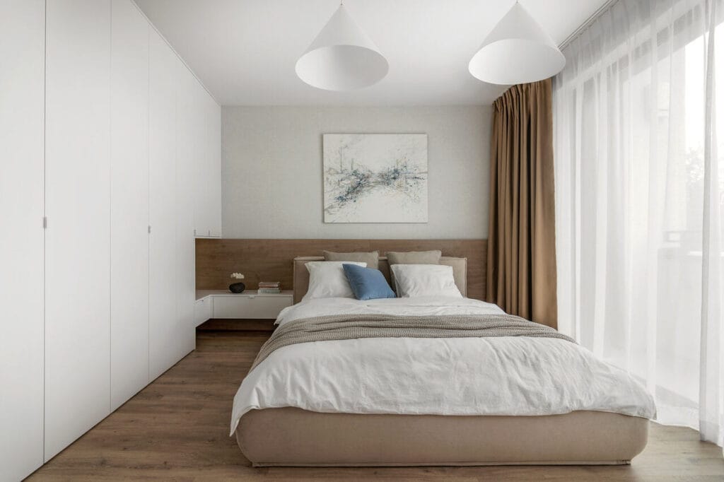 Sypialnia w stylu slow life, projekt: Decoroom, stylizacja: Maria Szymańska. Fot. Kamila Markiewicz-Lubańska, Wnętrza w obiektywie.