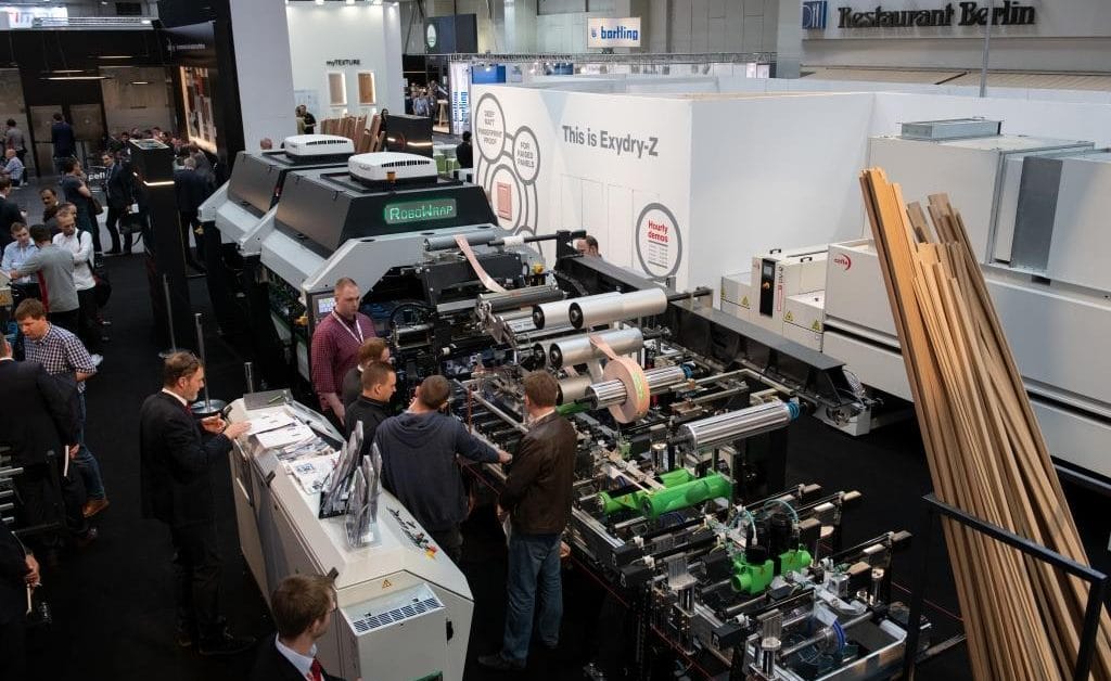 Zapowiedź LIGNA 2025. Ekspozycja firmy CEFLA. Źródło: targi LIGNA / archiwum Deutsche Messe.