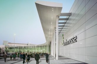 Koelnmesse wejście północne.