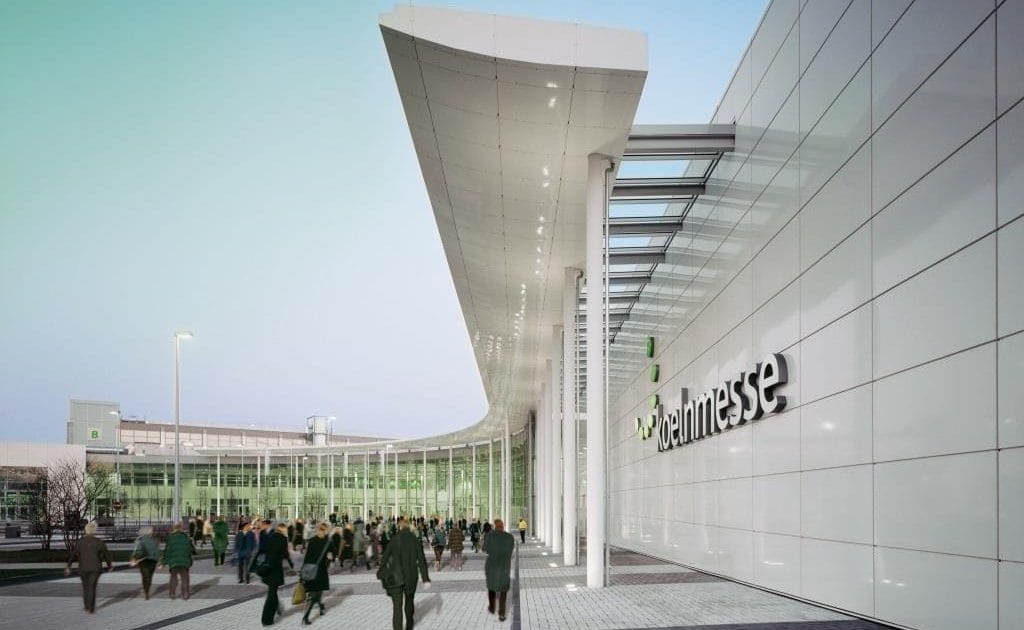 Koelnmesse wejście północne.