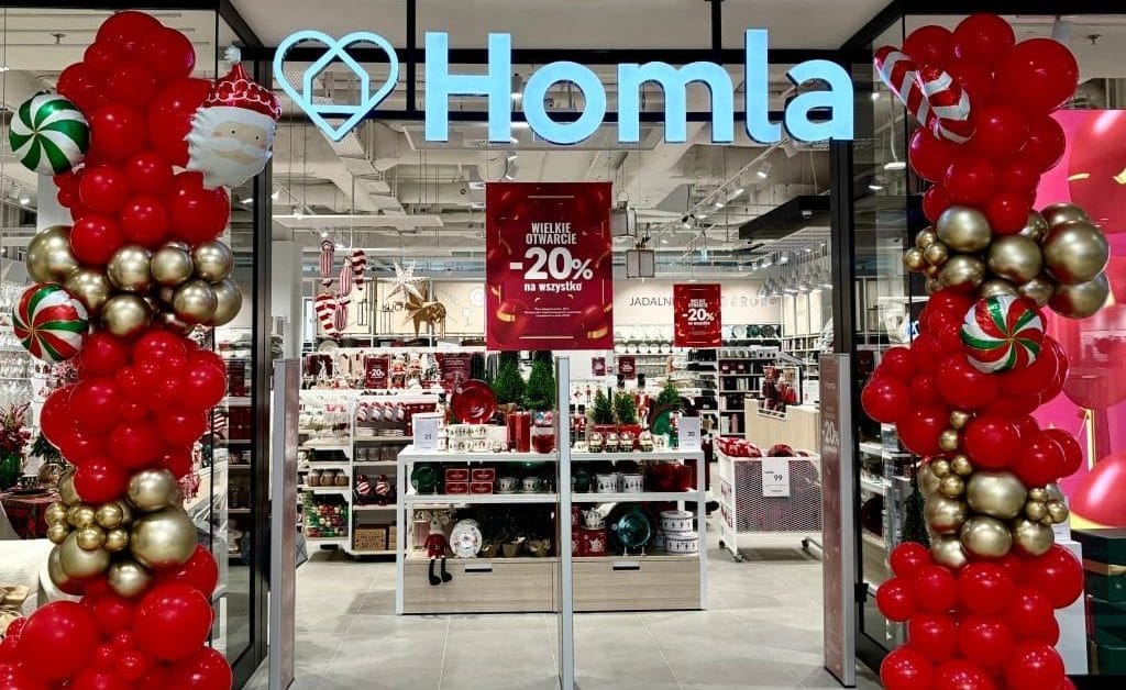 Nowy sklep Homla w Warszawie w galerii Sadyba Best Mall.