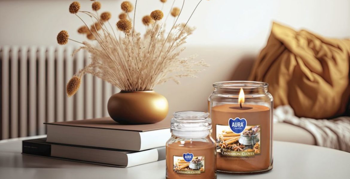 Świece zapachowe na jesienne wieczory.