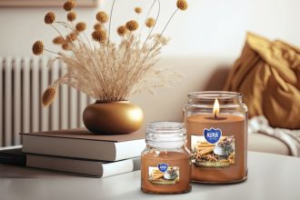 Świece zapachowe na jesienne wieczory.