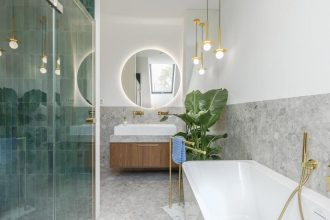 Łazienka. Proj. To Be Design Weronika Budzichowska. Fot. Marta Behling, Pion Poziom Fotografia Wnętrz.