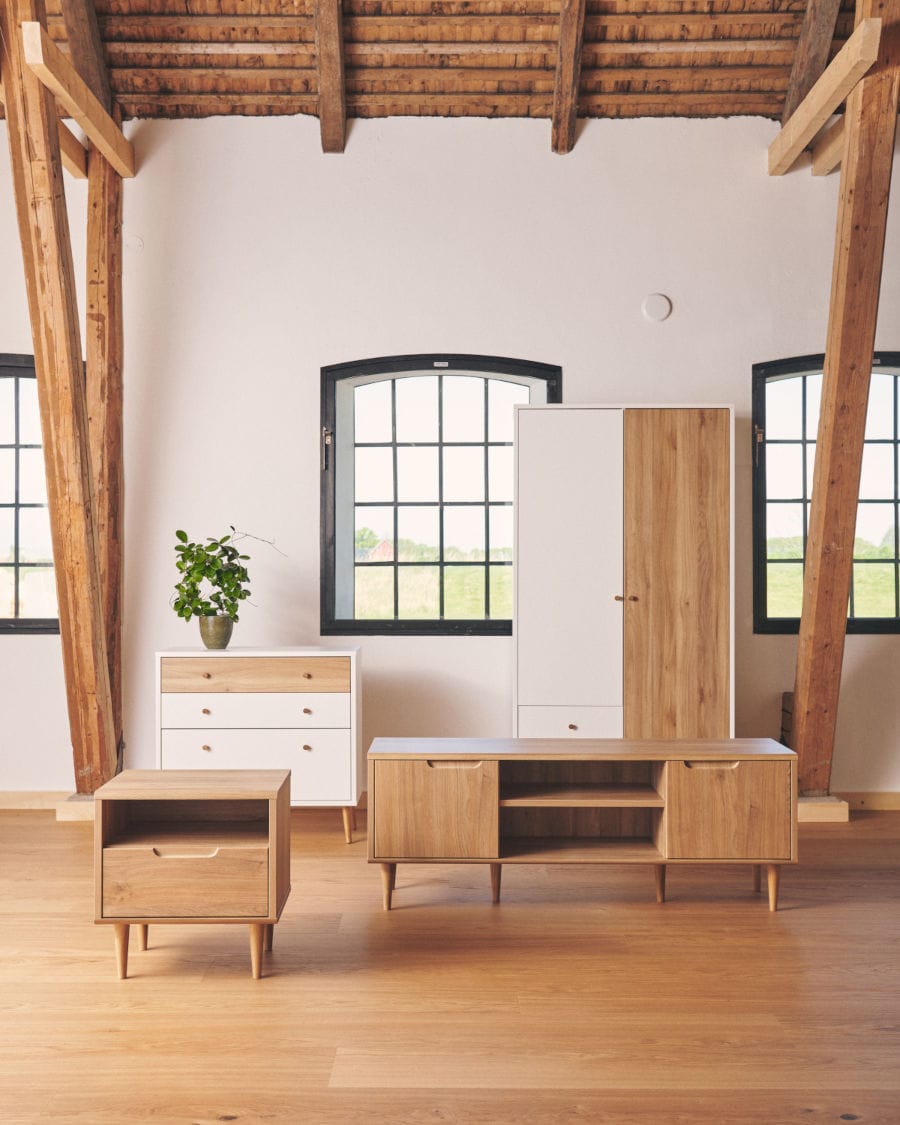 Meble drewniane wyprodukowane z wykorzystaniem technologii Threespine od Valinge