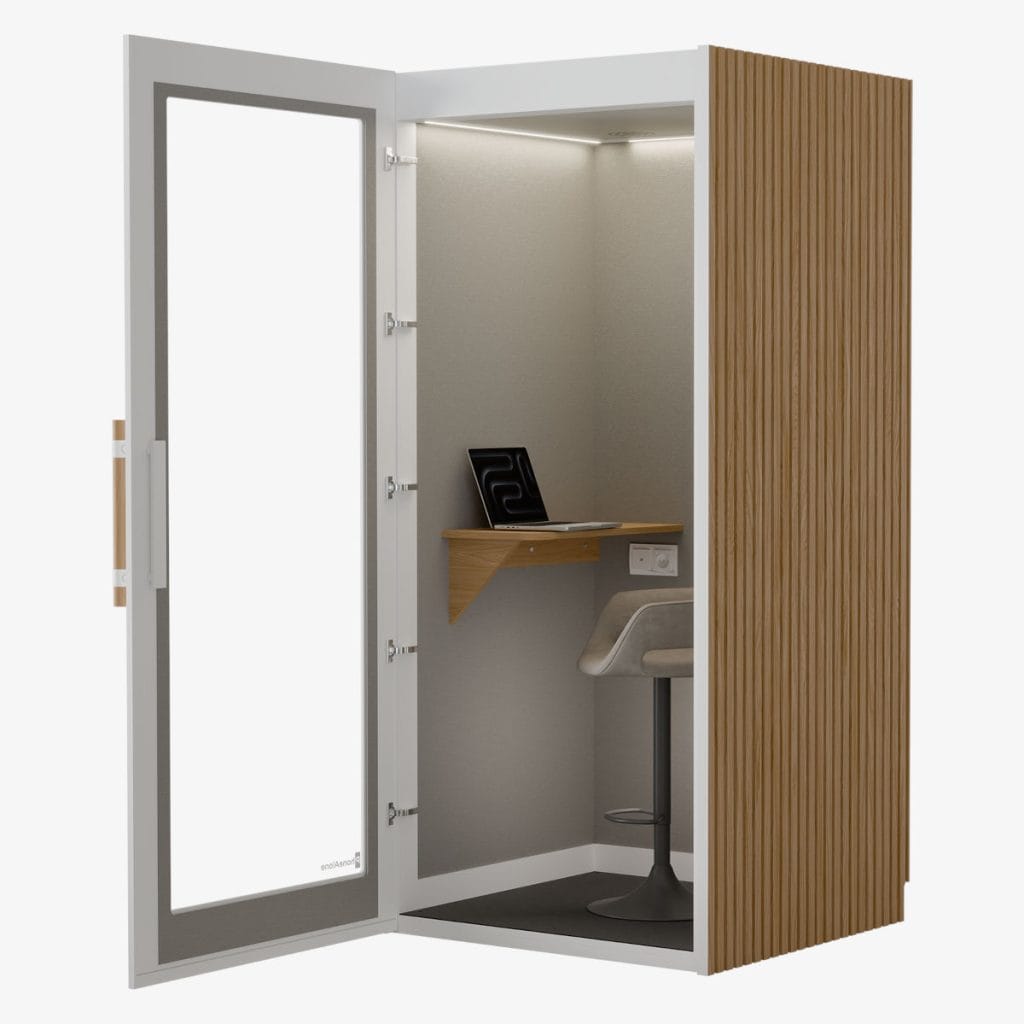 PhoneAlone ApS, duński producent dźwiękoszczelnych budek telefonicznych i konferencyjnych z wykorzystaniem technologii Threespine