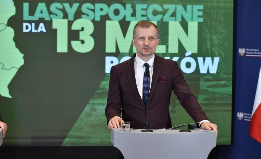 Mikołaj Dorożała, wiceminister klimatu i środowiska.