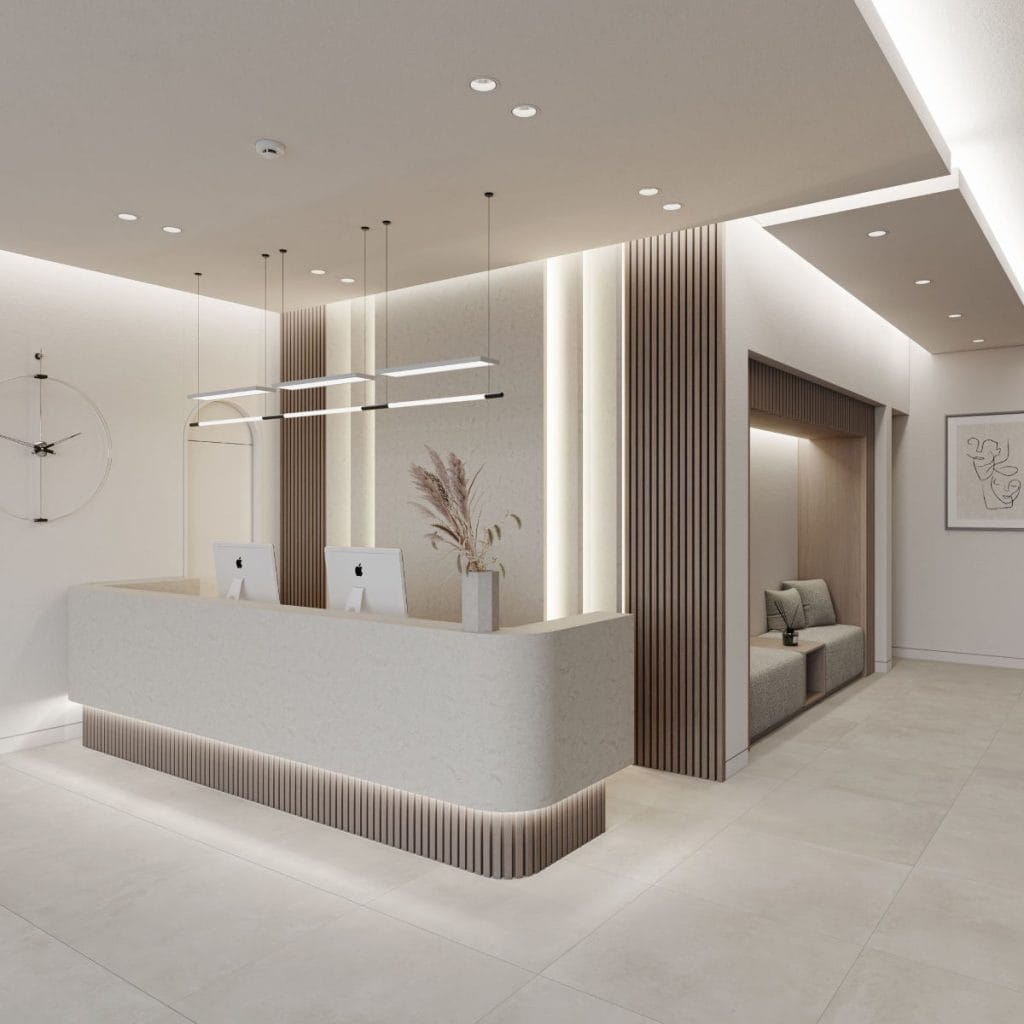 Patron bis - zrównoważone biuro recepcja