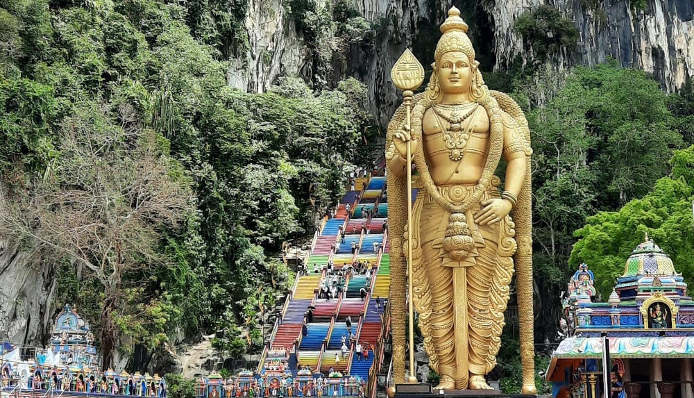 Batu Caves, Kuala Lumpur, Malezja.