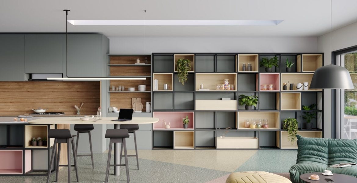 Stwórz przyjemne przestrzenie z Innovus: spokojne, ciepłe dekory drewna, takie jak Jesion Smart M6306 i Dąb Lorca M4289, można doskonale łączyć z motywami tekstylnymi i harmonijnymi, naturalnymi kolorami, takimi jak Avocado L969 lub Guava L5237.