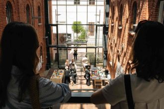 ŁDF 2024 - Centrum Festiwalowe. Zapowiedź Łódź Design Festival 2025. Fot. HAWA.