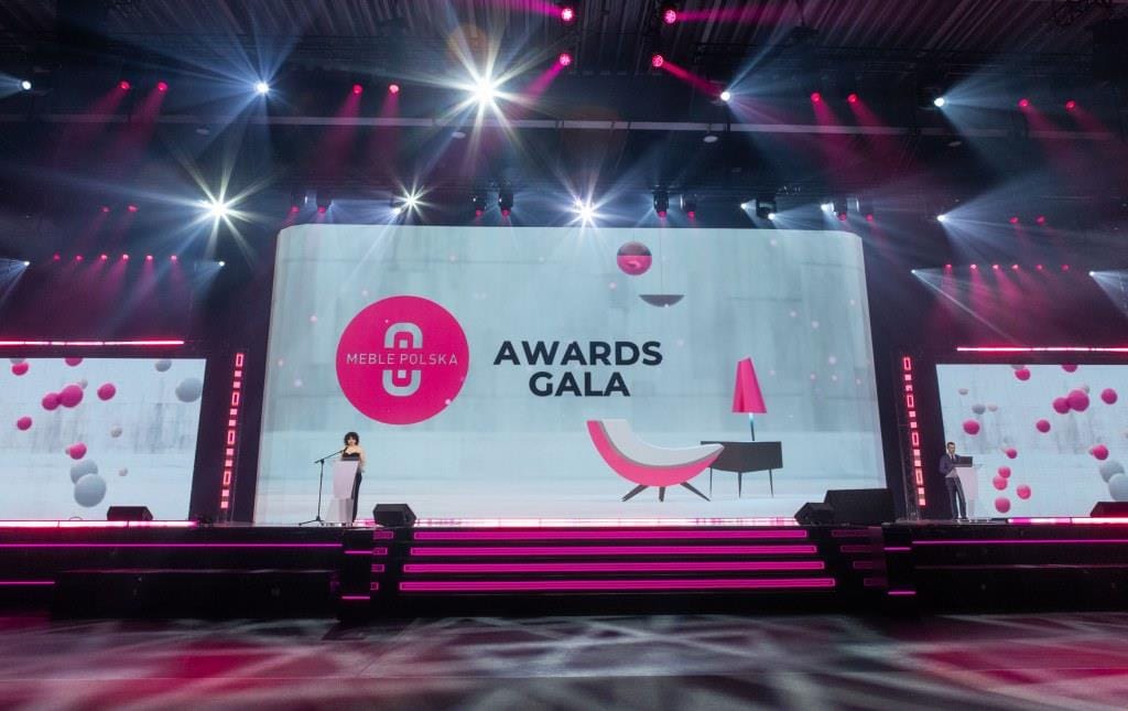 Wieczorna gala nagród podczas targów MEBLE POLSKA 2025.