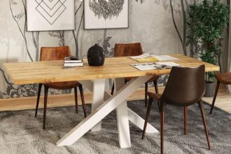 Stół Monsi z oferty Kludo – dynamiczny minimalizm