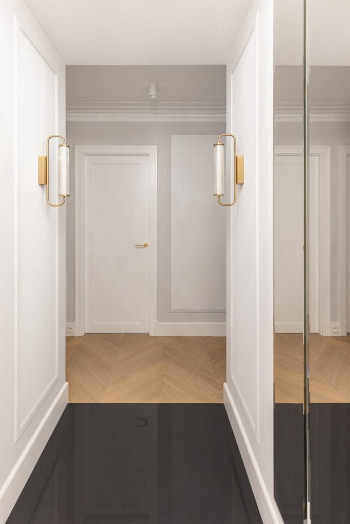 W holu. Projekt wnętrza: Architekt Wnętrz Anna Wilniewczyc. Fot. Pion Poziom.