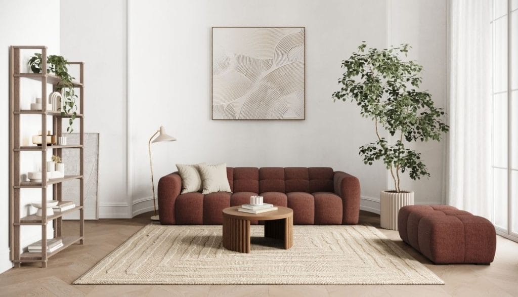 Alps – sofa tapicerowana Vilmers o głębokim siedzisku i komfortowej konstrukcji, idealna do relaksu i nowoczesnych wnętrz. Fot. Vilmers.