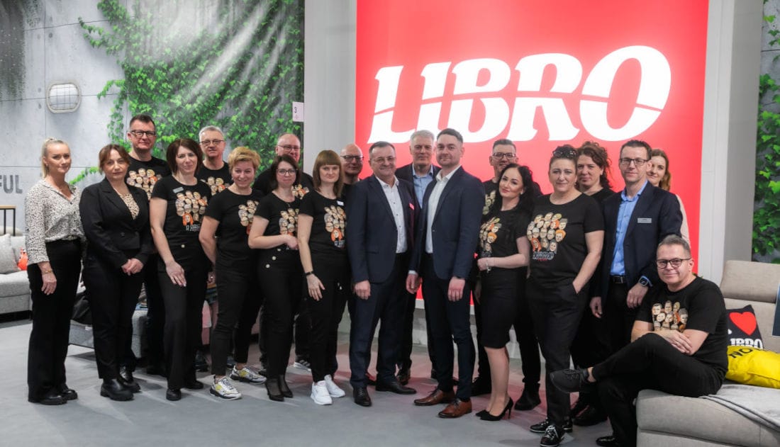Zespół Libro na targach Meble Polska 2025.
