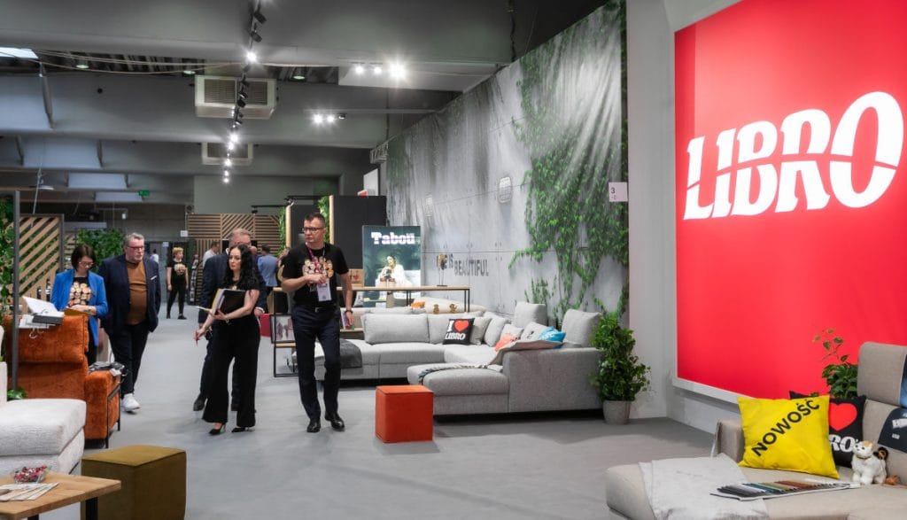 Ekspozycja Libro na targach Meble Polska 2025.