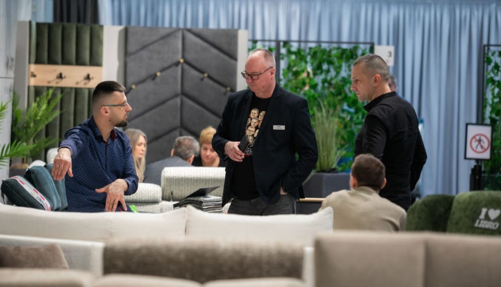 Ekspozycja Libro na targach Meble Polska 2025.