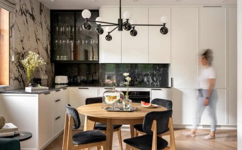 Mieszkanie nad morzem, proj. mJoy. Fot. Natalia Kaczmarek Inkadr.