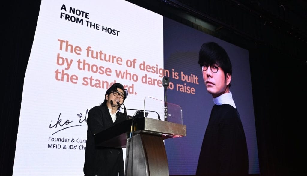 Iko iN, organizator MFID, podczas przemówienia na gali MFID 2026