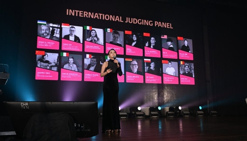 Prezentacja członków międzynarodowego jury MFID 2026 podczas ceremonii wręczenia nagród.