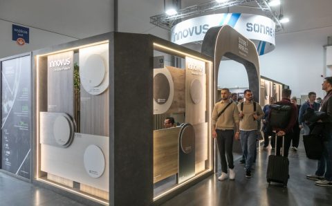 Stoisko Sonae Arauco na targach Meble Polska 2025.